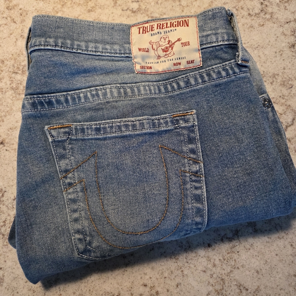 True Religion Light Blue Geno Jeans
